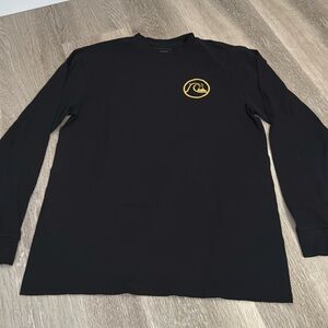 GUC Men’s Quiksilver Black Longsleeve T, Size Medium